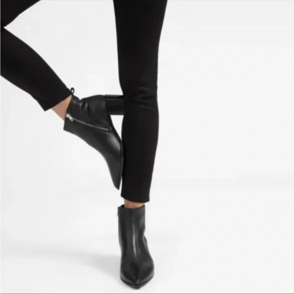 Everlane Boss Booties Black 8.5